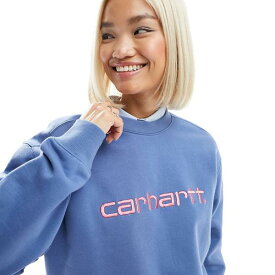 カーハート Carhartt WIP Carhartt Carhartt WIP スウェットシャツ ブルー トップス レディース 女性 インポートブランド 小さいサイズから大きいサイズまで