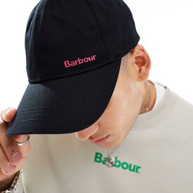 バブアーインターナショナル Barbour バブアー Barbour x ASOS ベースボールキャップ（ブラック） 帽子 レディース 女性 インポートブランド
