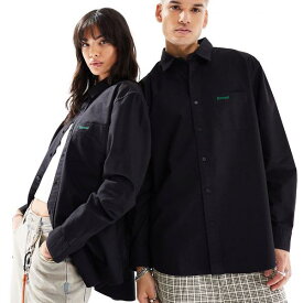 バブアーインターナショナル Barbour バブアー Barbour x ASOS ユニセックス ジャズシャツ ブラック トップス レディース 女性 インポートブランド 小さいサイズから大きいサイズまで