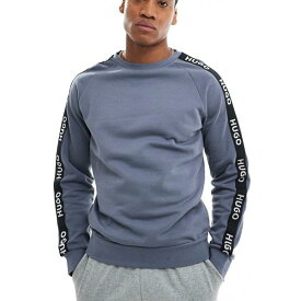 Hugo Bodywear スポーツ ロゴ スウェットシャツ ブルー トップス メンズ 男性 インポートブランド 小さいサイズから大きいサイズまで