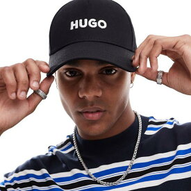 HUGO RED ベースボールキャップ（ブラック） 帽子 メンズ 男性 インポートブランド