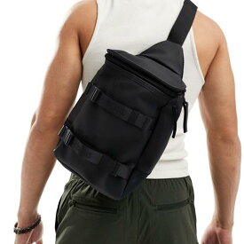 レインズ RAINS レインズ トレイル ユニセックス 防水スリングバッグ ブラック バック 鞄 メンズ 男性 インポートブランド