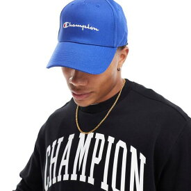 チャンピオン Champion CHAMPION チャンピオンのベースボールキャップ（青） 帽子 メンズ 男性 インポートブランド