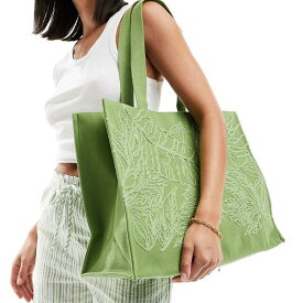 アクセサライズ Accessorize アクセサリージャカードトートバッグ（グリーン） 鞄 レディース 女性 インポートブランド