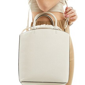 アクセサライズ Accessorize ミニマルなショルダーバッグにクロスボディストラップをあしらったホワイト 鞄 レディース 女性 インポートブランド