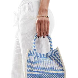 アクセサライズ Accessorize ブルーの模様のクロスボディバッグをアクセサリーとして 鞄 レディース 女性 インポートブランド