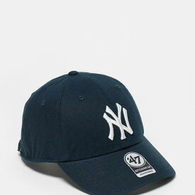 47 ブランド クリーンアップ MLB NY ヤンキース キャップ ウォッシュド ネイビー 帽子 レディース 女性 インポートブランド