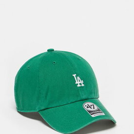 47 ブランド クリーンアップ MLB LA ドジャース キャップ ウォッシュドグリーン 帽子 レディース 女性 インポートブランド