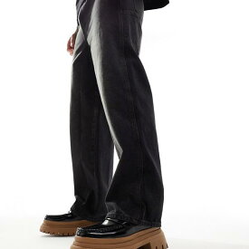 エイソス ASOS asos ASOS DESIGN チャンキーローファー（ブラック） 靴 メンズ 男性 インポートブランド