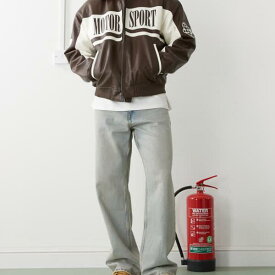 Dr Denim ドクターデニム オマール ワイド リラックスフィット ストレートレッグ ジーンズ キャニオンライト ヴィンテージ ライトウォッシュ ブルー パンツ ボトム メンズ 男性 インポートブランド 小さいサイズから大きいサイズまで