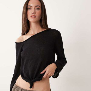 �~�X�Z���t���b�W Miss Selfridge �~�X�E�Z���t���b�W�̃V�A�[�j�b�g�m�b�g�f�B�e�[�������g�b�v�X�i�u���b�N�j �g�b�v�X ���f�B�[�X ���� �C���|�[�g�u�����h �������T�C�Y����傫���T�C�Y