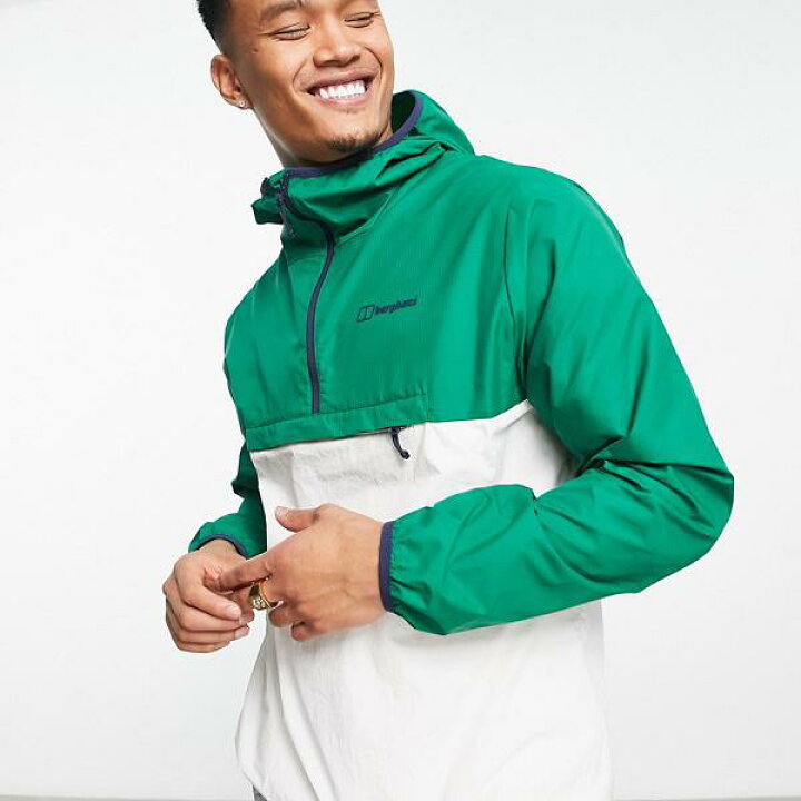 楽天市場 バーグハウス Berghaus 緑と白のberghauscorbeckパック可能軽量防風ジャケット アウター メンズ 男性 インポートブランド 小さいサイズから大きいサイズまで セレクトショップ Diva Closet