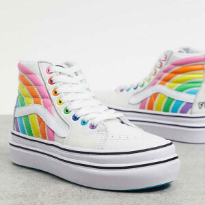 @Y Vans VANS oY Vans X Flour Shop Super ComfyCush SK8-Hi Xj[J[izCgj C fB[X  C|[guh TCY傫TCY܂