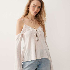 �~�X�Z���t���b�W Miss Selfridge �~�X�Z���t���b�W�̃v���~�A�����l���u�����h�j�b�g�R�[���h�V�����_�[���b�t���g�b�v�i�N���[���F�j �g�b�v�X ���f�B�[�X ���� �C���|�[�g�u�����h ������