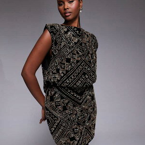 GC\X ASOS asos ASOS DESIGN xxbg JElbN Ŝɑ{ꂽubÑ~jhX s[X fB[X  C|[guh TCY傫TCY܂