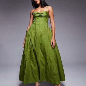 ASOS LUXE �R�b�g���T�e�� �~�f�B�h���X (�I���[�u) �����s�[�X ���f�B�[�X ���� �C���|�[�g�u�����h �������T�C�Y����傫���T�C�Y�܂�