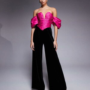 ASOS LUXE �I�t�V�����_�[ �T�e�����x���x�b�g �W�����v�X�[�c�i�u���b�N�j �I�[���C������ ���f�B�[�X ���� �C���|�[�g�u�����h �������T�C�Y����傫���T�C�Y�܂�