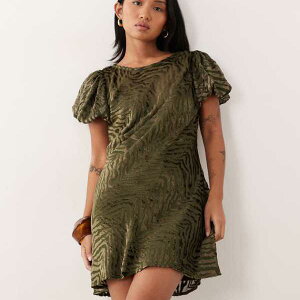 �G�C�\�X ASOS asos ASOS DESIGN �v�`�x���x�b�g�A�j�}���o�[���A�E�g�p�t�X���[�u�~�j�h���X�i�I���[�u�j �����s�[�X ���f�B�[�X ���� �C���|�[�g�u�����h �������T�C�Y����傫���T�C�Y�܂�