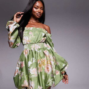 ASOS LUXE ~jhXiouwAu]X[uAsX^`It[j - LGREEN s[X fB[X  C|[guh TCY傫TCY܂