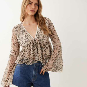 �~�X�Z���t���b�W Miss Selfridge �~�X�E�Z���t���b�W�̃t���A���t�����u���E�X�i�A�j�}�����j �g�b�v�X ���f�B�[�X ���� �C���|�[�g�u�����h �������T�C�Y����傫���T�C�Y�܂�