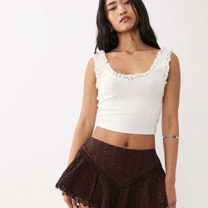 �~�X�Z���t���b�W Miss Selfridge �~�X�E�Z���t���b�W�̃`���R���[�g�F�̎h�J����V���[�g�p���c �p���c �{�g�� ���f�B�[�X ���� �C���|�[�g�u�����h �������T�C�Y����傫���T�C�Y�܂�