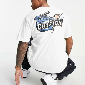 即納正規品 男性 小さいサイズから大きいサイズま メンズ ニューエラマイナーリーグコロンバスナマズの特大tシャツ 白 ニューエラ トップス インポート ブランド Xximv New New Era Era 高級感 New 7cascades Com