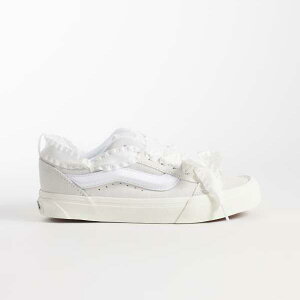 ���@���Y Vans VANS �o���Y ���[�X�f�B�e�[�����{���ꂽ�z���C�g��Vans Knu Skool�X�j�[�J�[ �C ���f�B�[�X ���� �C���|�[�g�u�����h �������T�C�Y����傫���T�C�Y�܂�
