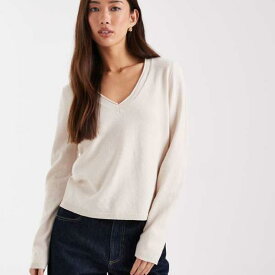 オンリー ONLY Only ストーンのVネックニットトップスのみ トップス レディース 女性 インポートブランド 小さいサイズから大きいサイズまで
