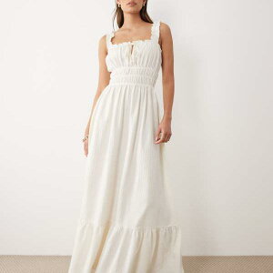 �~�X�Z���t���b�W Miss Selfridge �~�X�E�Z���t���b�W�̃V�A�T�b�J�[�f�ށA�V���[�����O�f�B�e�[���̃}�L�V�h���X�i�N���[���F�j �����s�[�X ���f�B�[�X ���� �C���|�[�g�u�����h �������T�C