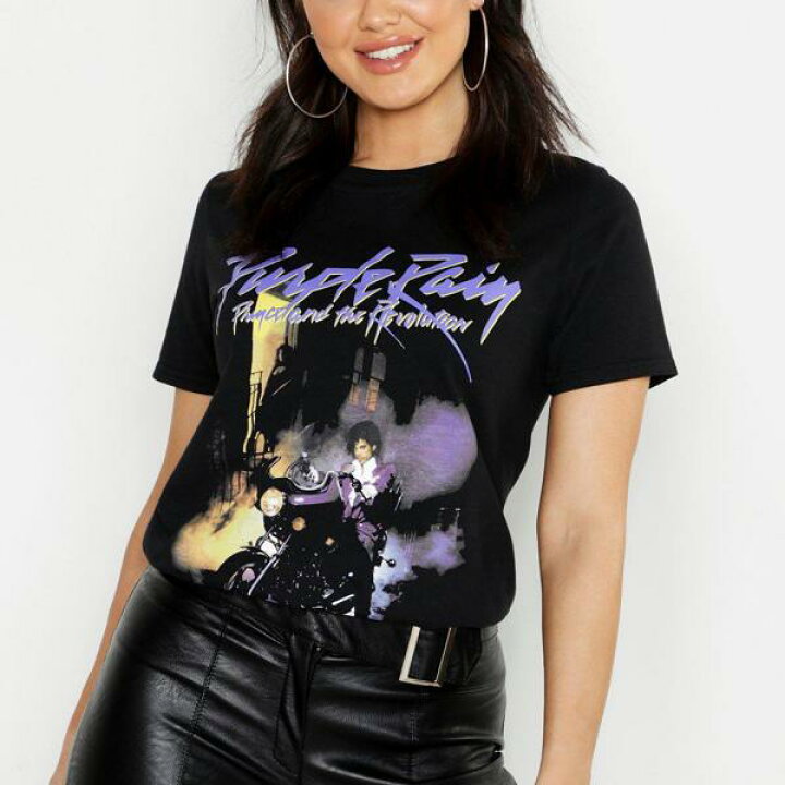 楽天市場 Boohoo ブーフー Boohoo ブラックプリンスパープルレインライセンスtシャツ トップス レディース 女性 インポートブランド 小さいサイズから大きいサイズまで 代 30代 40代 プレゼント 誕生日 セレクトショップ Diva Closet