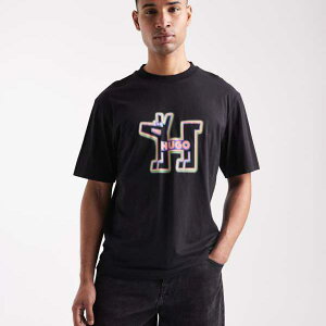 HUGO BLUE Nedirix �h�b�O���S�v�����g T�V���c�i�u���b�N�j �g�b�v�X �����Y �j�� �C���|�[�g�u�����h �������T�C�Y����傫���T�C�Y�܂�