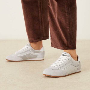 ヴァンズ Vans VANS バンズ メタリックグレーとシルバーのVans Super Lowproトレーナー 靴 レディース 女性 インポートブランド 小さいサイズから大きいサイズまで