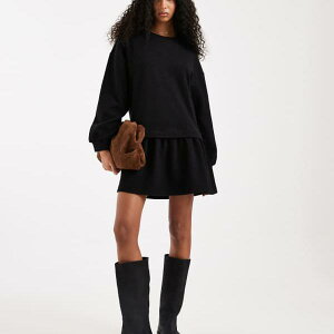 �~�X�Z���t���b�W Miss Selfridge �~�X�Z���t���b�W�̃h���b�v�E�G�X�g�̃u���b�V�����u�X���b�N�h���X�i�u���b�N�j �����s�[�X ���f�B�[�X ���� �C���|�[�g�u�����h �������T�C�Y����傫��