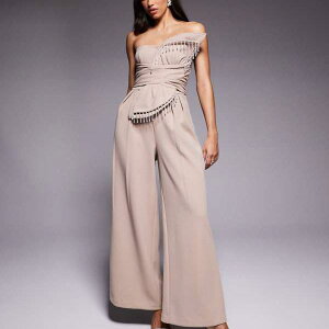 ASOS LUXE 3D �y�^���W�����v�X�[�c�i�X�g�[���h���b�v�r�[�Y�f�B�e�[���j �I�[���C������ ���f�B�[�X ���� �C���|�[�g�u�����h �������T�C�Y����傫���T�C�Y�܂�