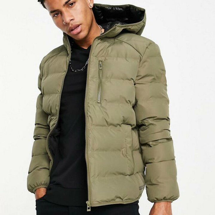 楽天市場 トップマン Topman Topman カーキ色のパディング付きトップマンキルティングライナージャケット アウター メンズ 男性 インポートブランド 小さいサイズから大きいサイズまで セレクトショップ Diva Closet