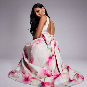 ASOS LUXE �v���~�A���}�L�V�h���X�i�I�[�o�[�T�C�Y�t���[�����v�����g�j �����s�[�X ���f�B�[�X ���� �C���|�[�g�u�����h �������T�C�Y����傫���T�C�Y�܂�