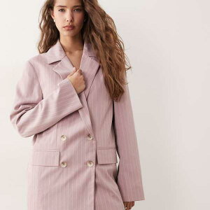 �~�X�Z���t���b�W Miss Selfridge �~�X�E�Z���t���b�W�̂������Ƃ����I�[�o�[�T�C�Y�_�u���u���X�g�u���U�[�Z�b�g�A�b�v�i���[�Y�s���X�g���C�v�j �A�E�^�[ ���f�B�[�X ���� �C���|�[�g�u