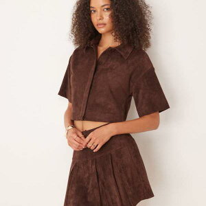 GC\X ASOS asos ASOS DESIGN R[f tFCNXG[h {bNXVc `R[g - uE gbvX fB[X  C|[guh TCY傫TCY܂