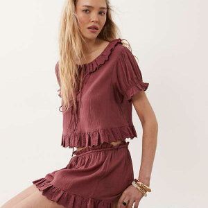 �~�X�Z���t���b�W Miss Selfridge �~�X�E�Z���t���b�W�̃r�[�`�t�����f�B�e�[���V���[�g�Z�b�g�A�b�v�i�o�[�K���f�B�j �p���c �{�g�� ���f�B�[�X ���� �C���|�[�g�u�����h �������T�C�Y�����