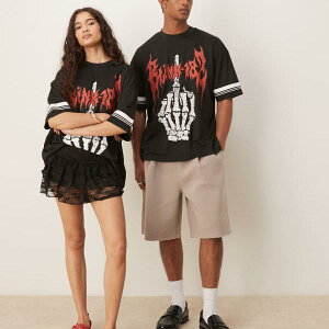 GC\X ASOS asos ASOS DESIGN jZbNX I[o[TCY X|[cTVciBlink 182vgAubNj gbvX fB[X  C|[guh TCY傫TCY܂