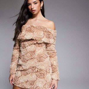 ASOS LUXE �I�t�V�����_�[ �t�@�[�t�����[ �~�j�h���X �u���E�� �����s�[�X ���f�B�[�X ���� �C���|�[�g�u�����h �������T�C�Y����傫���T�C�Y�܂�