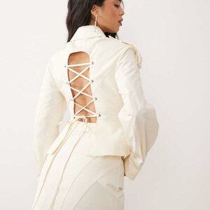 ASOS LUXE �N���[���F�̗��̃V���c �g�b�v�X ���f�B�[�X ���� �C���|�[�g�u�����h �������T�C�Y����傫���T�C�Y�܂�