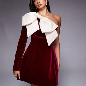 ASOS LUXE �����V�����_�[ �x���x�b�g �~�j�h���X�i���{���f�B�e�[���t���A�o�[�K���f�B�j �����s�[�X ���f�B�[�X ���� �C���|�[�g�u�����h �������T�C�Y����傫���T�C�Y�܂�