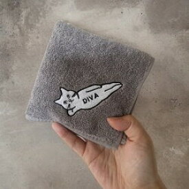 猫グッズ 名前入れ タオルハンカチ タオル ミニタオル ねこ ネコ 猫 おしゃれ ギフト プレゼント 誕生日 プレゼント 母の日 父の日 バレンタイン クリスマス イベント 普段使い OL