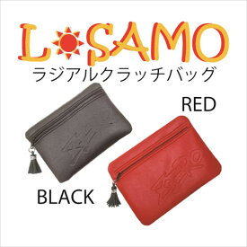 【メール便対応】「ZERO」L SAMO(エルサモ）ラジアルクラッチバッグ