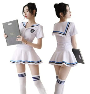 【D-C10082】セーラー服 セクシー コスプレ コスチューム ランジェリー ベビードール