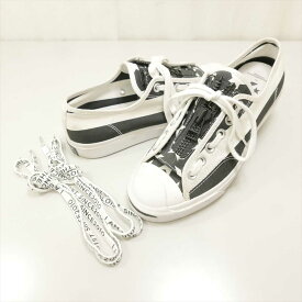 TAKAHIRO MIYASHITA The Soloist. CONVERSE タカヒロミヤシタザソロイスト コンバース ジャックパーセル スニーカー 靴WHITE/BLACK 24cm 【中古】 DN-15250