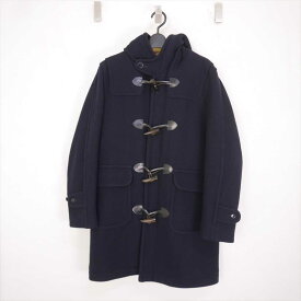 SOPHNET. ソフネット WOOL MELTON DUFFLE COAT メンズ アウター メルトン ウール ダッフルコート 裏地カモフラ NAVY M SOPH-134064 【中古】 DN-15468