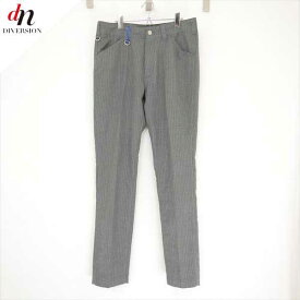 13AW 13FW uniform experiment ユニフォームエクスペリメント TR SARROUEL PANT ストライプ サルエルパンツ スラックス GRAY STRIPE 1 【中古】 DN-7911