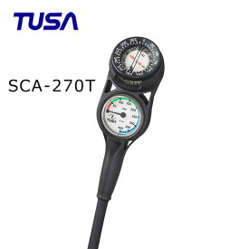 TUSA (ツサ） ゲージ　SCA-270T 2連ゲージ 残圧計 コンパス メンズ レディース 男性 女性 男女兼用 ダイビング・メーカー在庫確認します